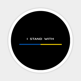 I stand with Ukraine Magnet